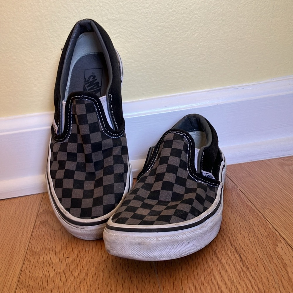 Checkered Vans sz 2.5